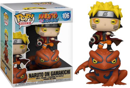 Funko POP! Naruto Shippuden Naruto On Gamakichi 106 POP SCV