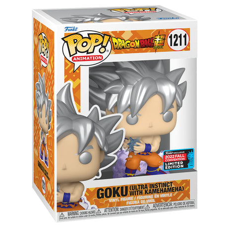 Funko POP! DragonBall Super Goku (Ultra Instinct With Kamehameha) 1211 POP SCV