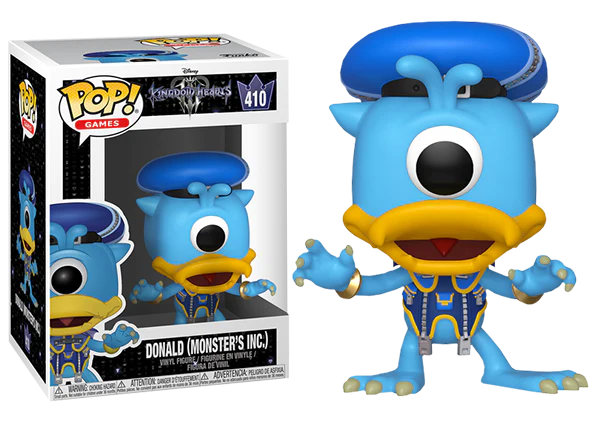 Funko POP! Kingdom Hearts Donald (Monster‚Äôs Inc) 410 POP SCV