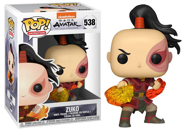 Funko POP! Avatar The Last Airbender Zuko 538 POP SCV