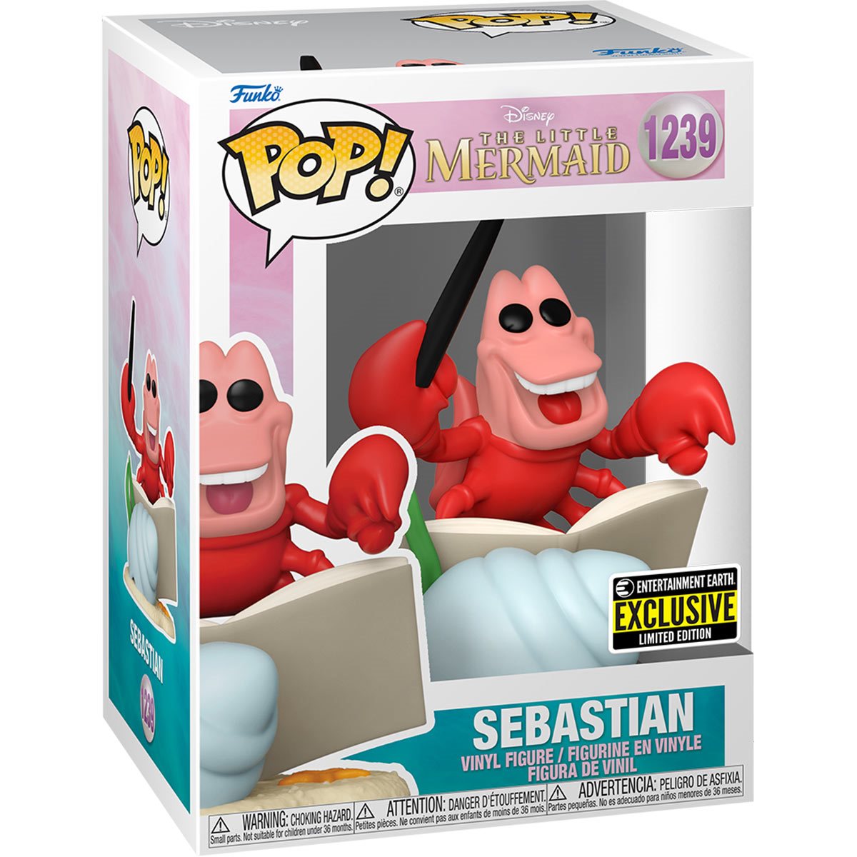 Funko POP! The Little Mermaid Sebastian 1239 POP SCV